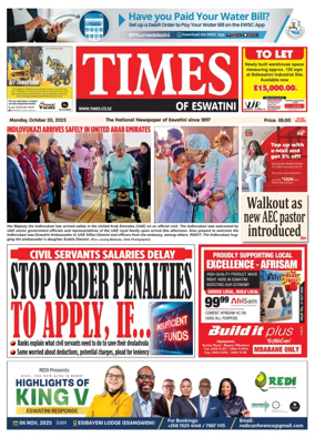 Cover of Times of Eswatini