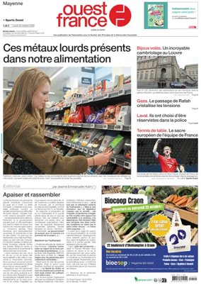 Cover of Ouest France (Laval)