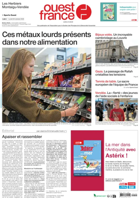 Cover of Ouest France (Les Herbiers / Montaigu)