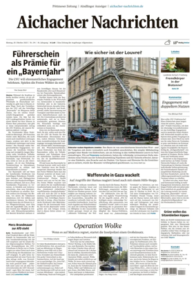 Cover of Aichacher Nachrichten