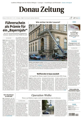 Cover of Donau Zeitung