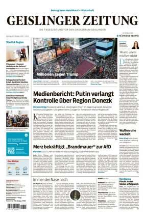 Cover of Geislinger Zeitung