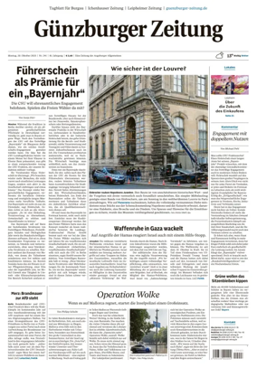 Cover of Guenzburger Zeitung
