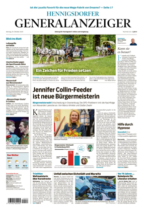 Cover of Hennigsdorfer Generalanzeiger