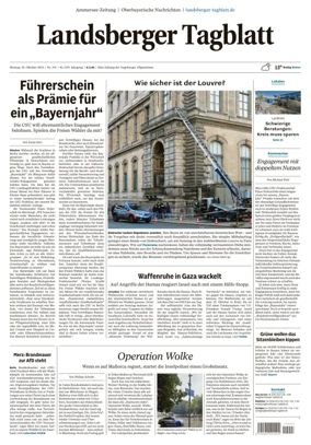 Cover of Landsberger Tagblatt