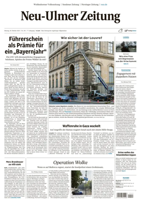 Cover of Neu-Ulmer Zeitung