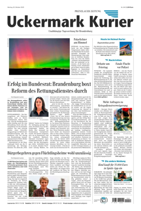 Cover of Prenzlauer Zeitung