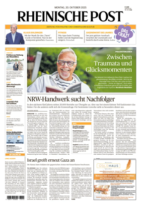 Cover of Rheinische Post Duesseldorf Meerbusch