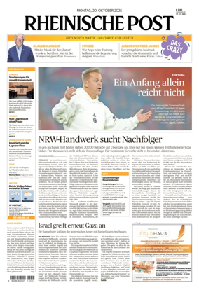 Cover of Rheinische Post – Düsseldorf Mitte/West/Ost/Nord/Süd