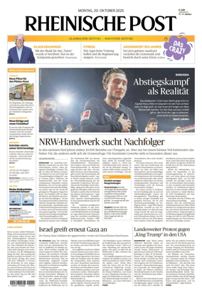 Cover of Rheinische Post - Mönchengladbach and Korschenbroich