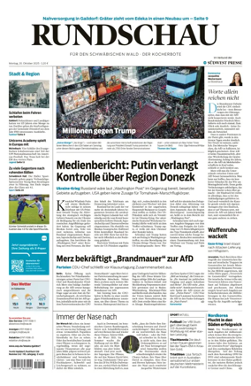 Cover of Rundschau für den Schwäbischen Wald – Der Kocherbote