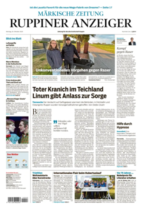 Cover of Ruppiner Anzeiger