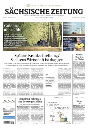 Cover of Sächsische Zeitung (Bautzen- Bischofswerda)