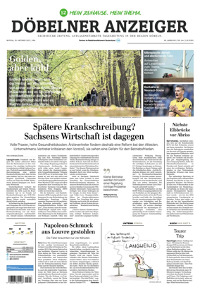 Cover of Sächsische Zeitung (Döbeln)