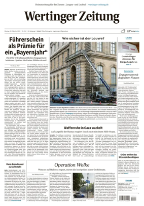 Cover of Wertinger Zeitung