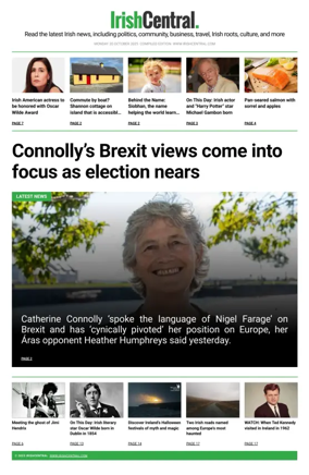 Cover of Irish Central