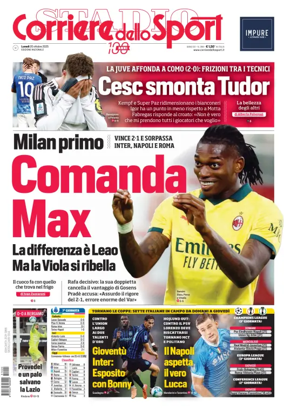 Cover of Corriere dello Sport
