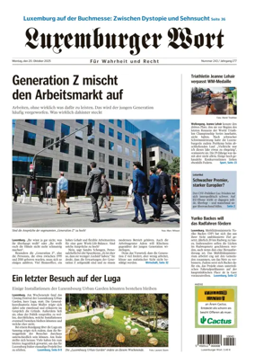 Cover of Luxemburger Wort