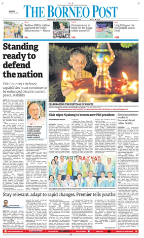 Cover of The Borneo Post