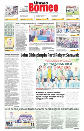 Cover of Utusan Borneo (Sarawak)