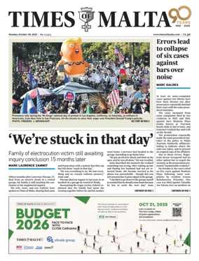 Cover of Times of Malta