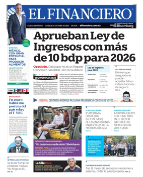 Cover of El Financiero