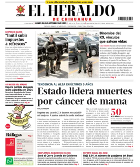 Cover of El Heraldo de Chihuahua