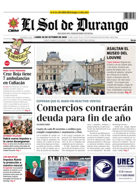 Cover of El Sol de Durango