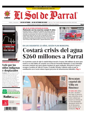 Cover of El Sol de Parral