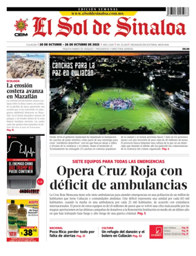 Cover of El Sol de Sinaloa