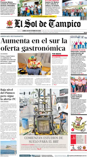 Cover of El Sol de Tampico