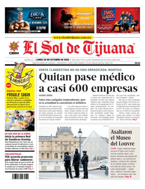 Cover of El Sol de Tijuana