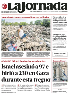 Cover of La Jornada