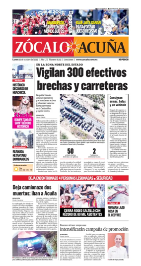 Cover of Zócalo Acuña