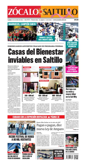 Cover of Zócalo Saltillo