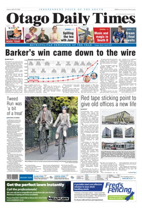 Cover of Otago Daily Times