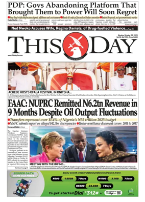 Cover of THISDAY