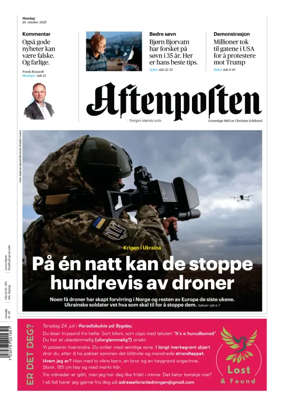 Cover of Aftenposten