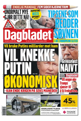 Cover of Dagbladet