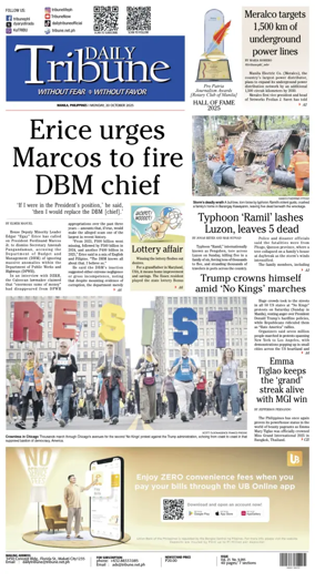 Cover of Daily Tribune (Philippines)