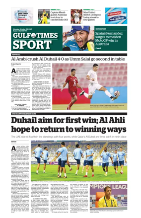 Cover of Gulf Times Sport
