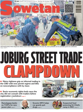 Cover of Sowetan