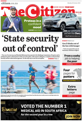 Cover of The Citizen (Gauteng)