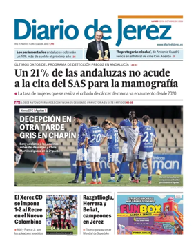 Cover of Diario de Jerez