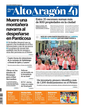 Cover of Diario del Alto Aragón