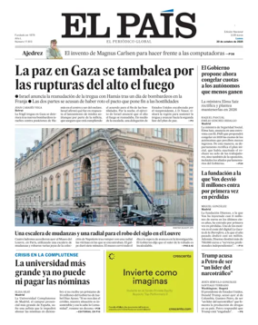 Cover of El País (País Vasco)