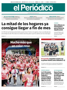 Cover of El Periódico Extremadura