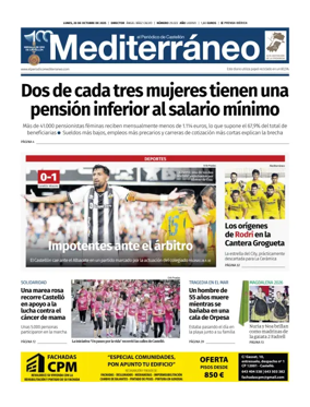 Cover of El Periódico Mediterráneo