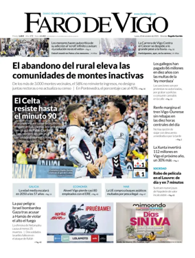 Cover of Faro de Vigo