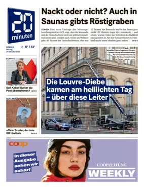 Cover of 20 Minuten - Zurich